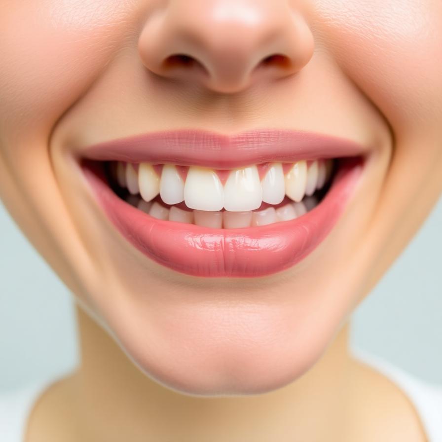 Smile before cosmetic treatment