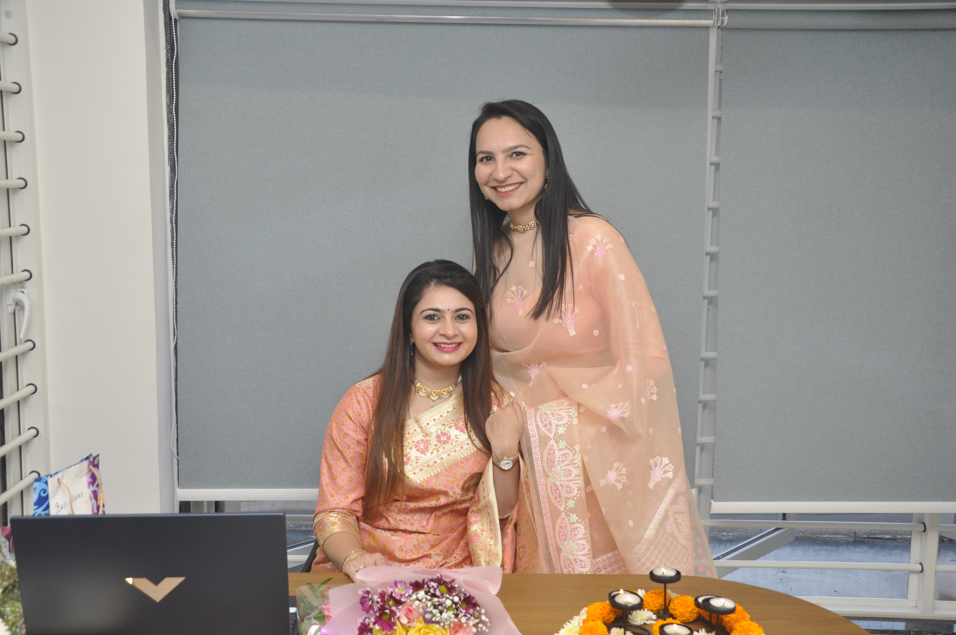 Dr. Jesha and Dr. Kairavi Jivrajani — sisters-in-law and lead dentists